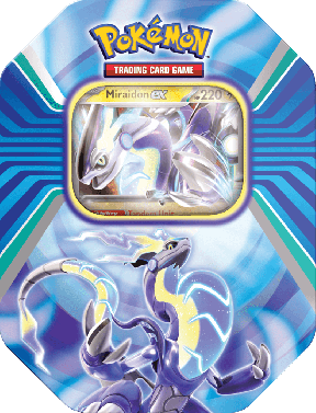 Pokemon Scarlet & Violet Paldea Evolved Summer Tin - Miraidon EX