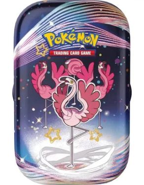 Pokemon paldean fates mini tin Flamigo