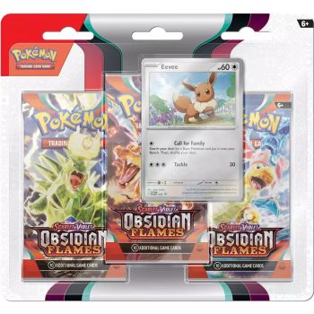 Pokemon Obsidian Flames 3-Pack Blister – Eevee